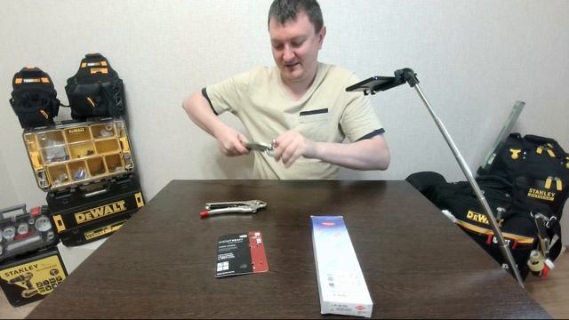 Клещи зажимные Knipex 4104250 и Автоматический зажим WIEDERKRAFT закругленный WDK-65102AUTO смотреть онлайн