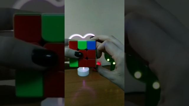 How to make THE CROSS PATTERN on a Rubik's cube | Как сделать узор "Крест" на кубике Рубика | PIXEL