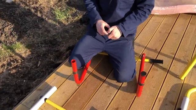❀Как установить уличный спортивный комплекс. Установка детской спортивной площадки Островок Плюс.