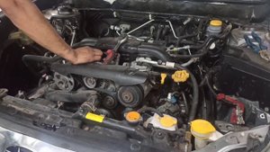 Subaru Outback 2.5 BR замена прокладки крышки клапанов.