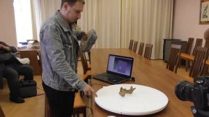 ЗD-сканирование нижней челюсти потомка снежного человека Хвита