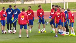 Sergio Ramos y Diego Costa, risas en el entrenamiento | Diario AS