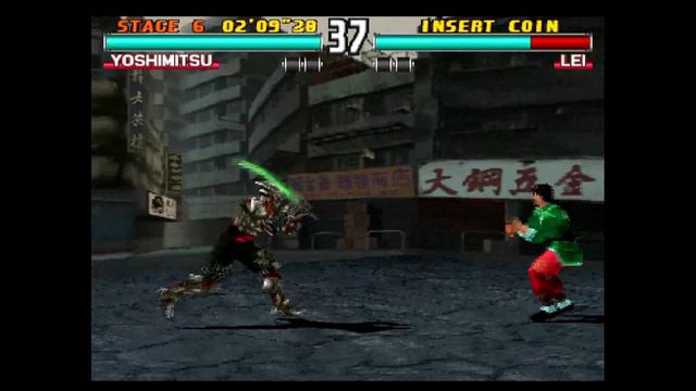 Tekken 3 (PlayStation) Arcade Mode as Yoshimitsu смотреть онлайн