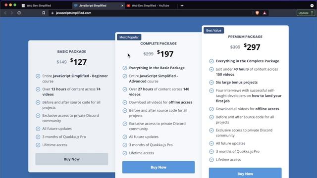WEB DEV SIMPLIFIED Review (learn React, JavaScript, CSS)