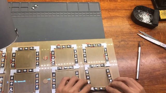 DIY BIG WALL CLOCK - 7 Segment Digital Clock with LED RGB смотреть онлайн