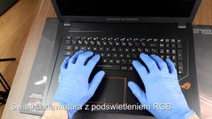 Asus GL753VE (i7-7700HQ, GTX1050Ti) | Rozpakowanie recenzja