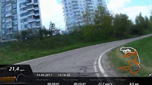 На xiaomi qicycle по олимпийской трасске в Крылатском смотреть онлайн