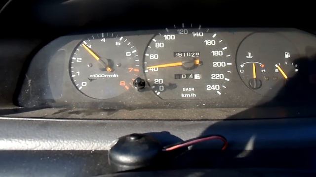 Mazda 626 2.5 V6 2nd gear pull 40-100 km/h смотреть онлайн