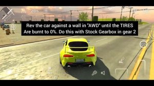 Drift Settings and Tune for New Toyota Supra MK5 in Car Parking Multiplayer