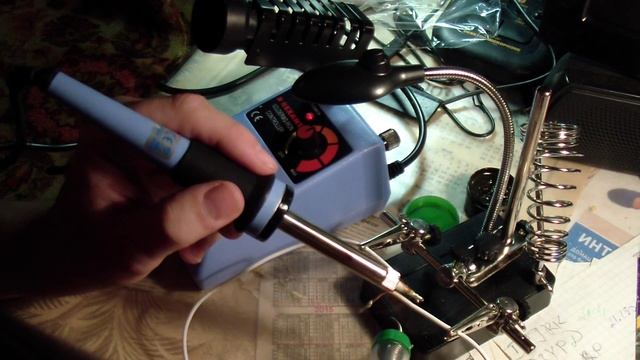 Недорогая паяльная станция REXANT ZD-98 смотреть онлайн