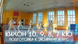 Кихон 10, 9, 8, 7 кю в рамках подготовки к экзамену и УТС