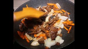 Рецепт "Лапши Вок" в домашних условиях. Удон с говядиной и овощами. 2 порции