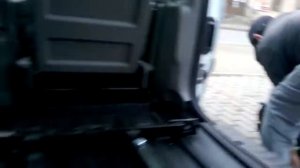 Сиденья в Renault Kangoo переделан на пасажира