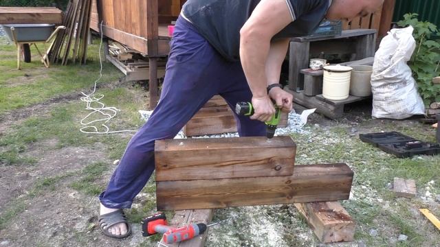 Простое и надёжное крыльцо для бани (и не только) своими руками из остатков строительства смотреть онлайн