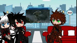Kaijus reagindo a Godzilla e Kong a nova sopa