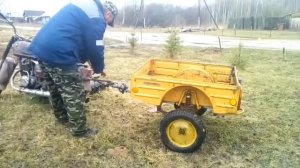 Мои прицепы для мотоцикла.