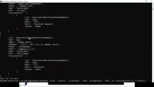 Relationship in mongo DB | MongoDB | Day 03