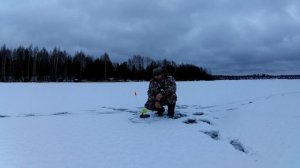 ✔️ Разведка жерлицами Рыбалка на озере Юрьево Нижегородской обл.