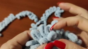 Шапочка из пряжи Ализе пуффи файн. Комплект шапка и снуд.