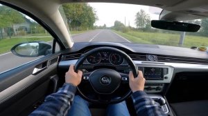 2018 Volkswagen Passat 2.0 TDI 190 Hp POV Test Drive @DRIVEWAVE1