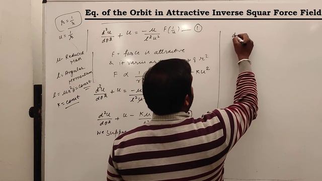 Equation of the orbit in attractive Inverse square force field | | Mechanics BSc 1 | IIT JAM