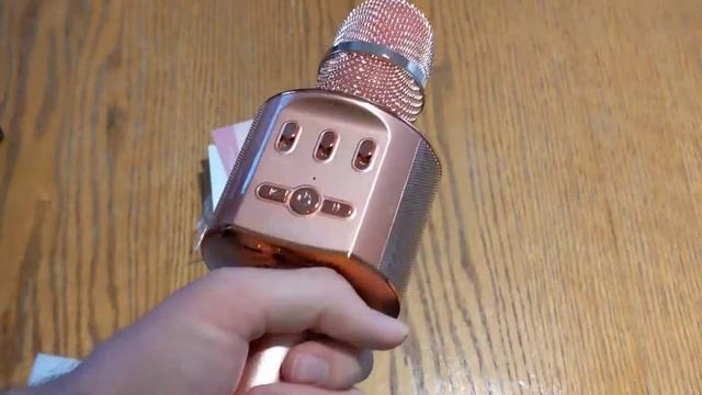 UNBOXING: TECBOSS Microphone for Kids, Wireless Bluetooth Karaoke Microphone MP3 Player