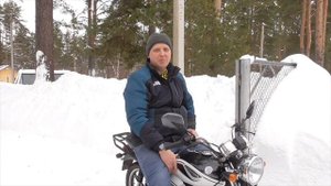Заводим мопед Альфа зимой. Отвечаю на вопросы.