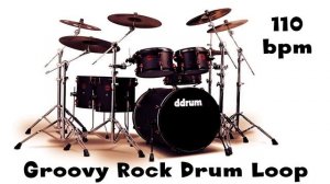 Free GROOVY ROCK DRUM LOOP 110 bpm