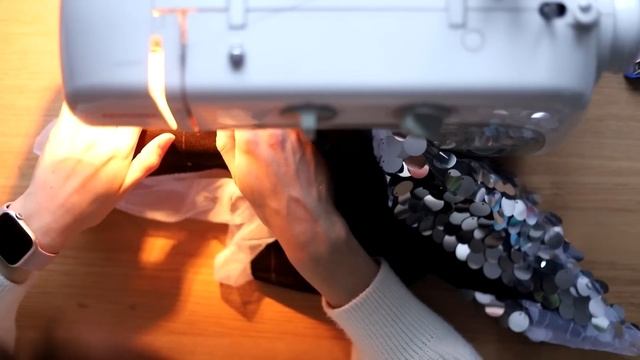 СШИЛА ЮБКУ ИЗ ПАЙЕТОК на Новый год | Masherisha смотреть онлайн