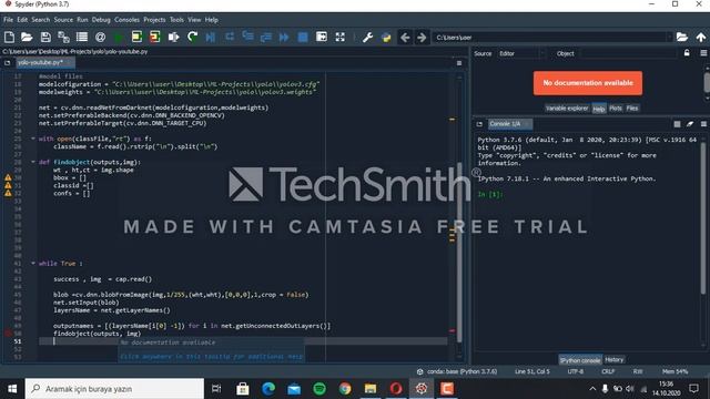 Real-Time Object Detection with Python and OpenCV by using YOLO Algorithm смотреть онлайн