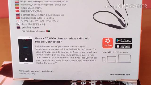 Motorola Verve Rap 100 Sport Neckband in-Ear Headphones with Alexa смотреть онлайн