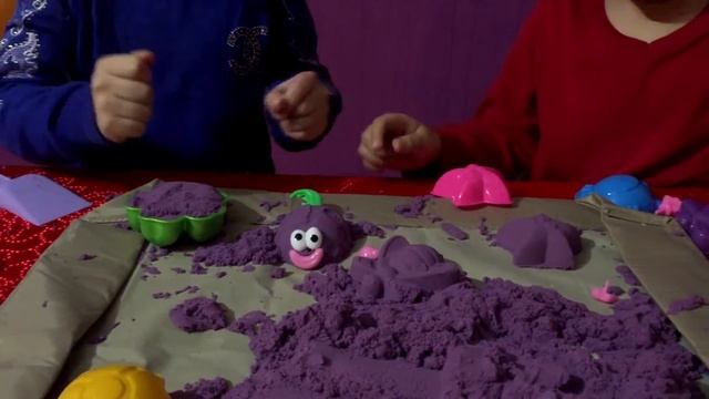 Kinetic Sand .Космический песок youtube channel Junior BEKA online# 1 распаковка review live onlin смотреть онлайн
