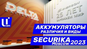 Аккумуляторы. Различия и виды. DELTA. Securika Moscow 2023