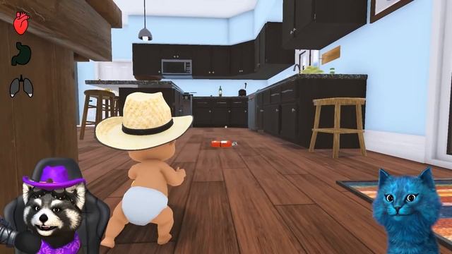 РЕБЁНОК в Жёлтом? WHO'S YOUR DADDY Котёнок Лайк и Енотик Стив смотреть онлайн