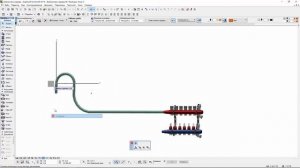 ArchiCAD. MEP Modeler. Труба теплого пола с подсчетом длины