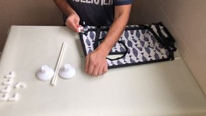 Гамак для кошек на окно двойной, лежанка для кошки подвесная