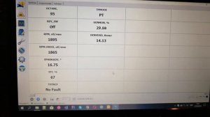 Показания датчиков Mondeo III ForScan