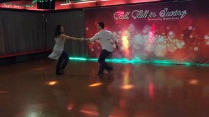 웨스트 코스트  스윙 댄스 데모 Diego & Jessica - West Coast Swing demo - 2015 Korea WCS Event Fall, Fall in Swin