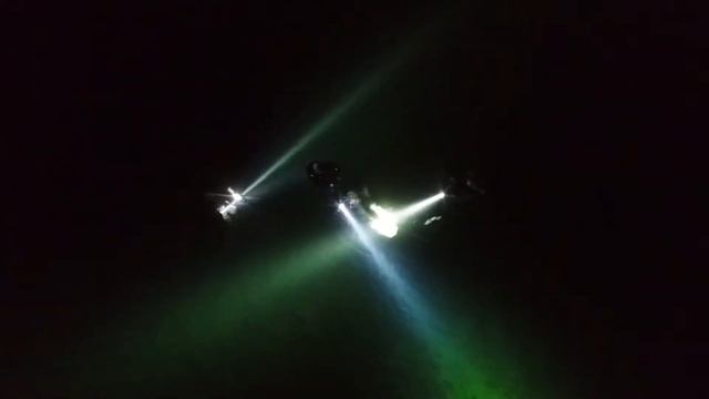 Космос, ночное погружение Байкал