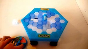 Настольная игра для детей и взрослых пингвин на льду