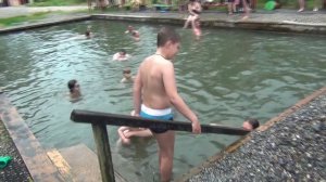 Абхазия. Кындыгский горячий источник минеральной воды