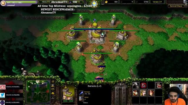 Warcraft 3 Survival chaos -- Blood elves/Elite Pallys T1 upgrade -- Garbage, I'm simply garbage смотреть онлайн