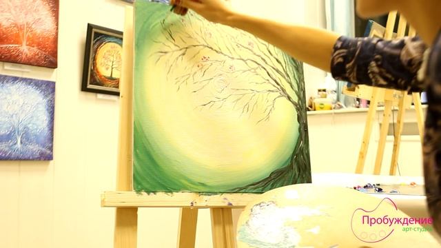 Мастер-класс по медитативному рисованию волшебных деревьев от Кристины смотреть онлайн