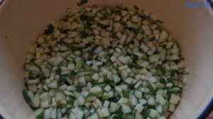 Режу огурцы кубиками и закрываю на зиму/Рецепт маринованных огурчиков для винегрета и других блюд#2