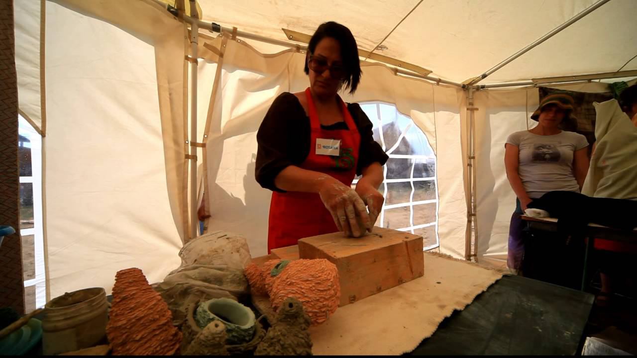 BAIKAL-CERAMYSTICA Rosana Tagliari Bortolin (Brasil). Author molding technique.