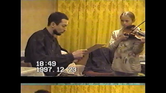 Восьмилетняя ученица Надя на уроке Александра Шонерта (A.Shonert) Вьетан "Фантазия апассионата" смотреть онлайн