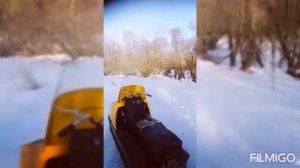 Катание на буране.