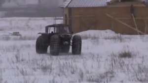 вездеход " ЛАПОТЬ" на шинах низкого давления ( зима)