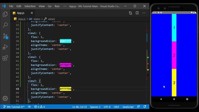 React Native Tutorial #8 - Responsive UI with Flexbox смотреть онлайн