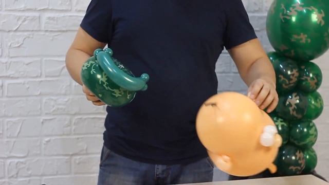 Солдат из шаров смотреть онлайн